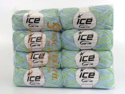 Summer Rose Glitz Green Shades, Blue fnt2-81254