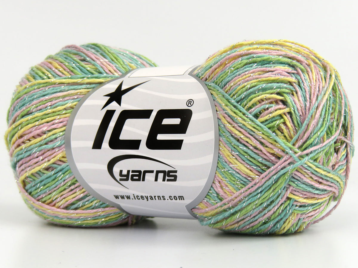 Summer Rose Glitz Yellow, Green, Pink fnt2-81255