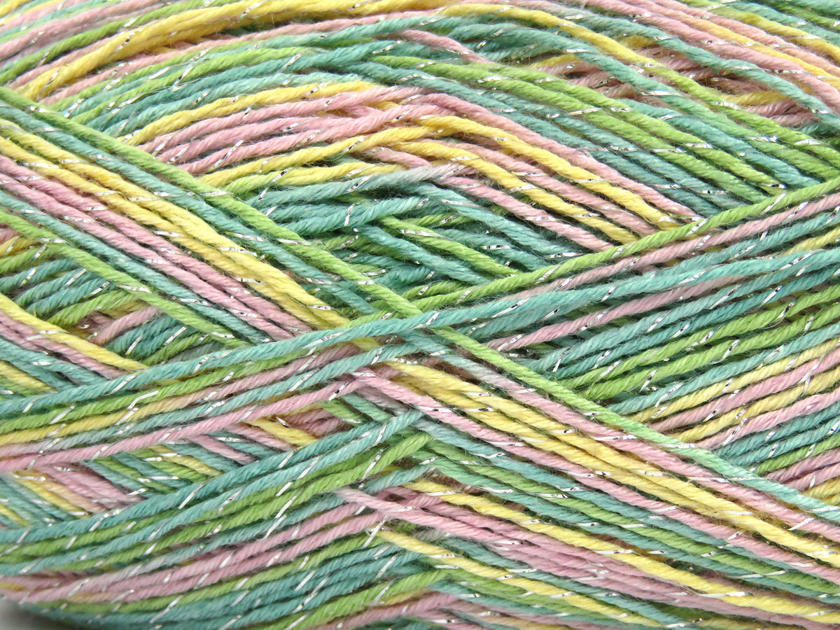 Summer Rose Glitz Yellow, Green, Pink fnt2-81255
