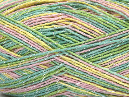 Summer Rose Glitz Yellow, Green, Pink fnt2-81255