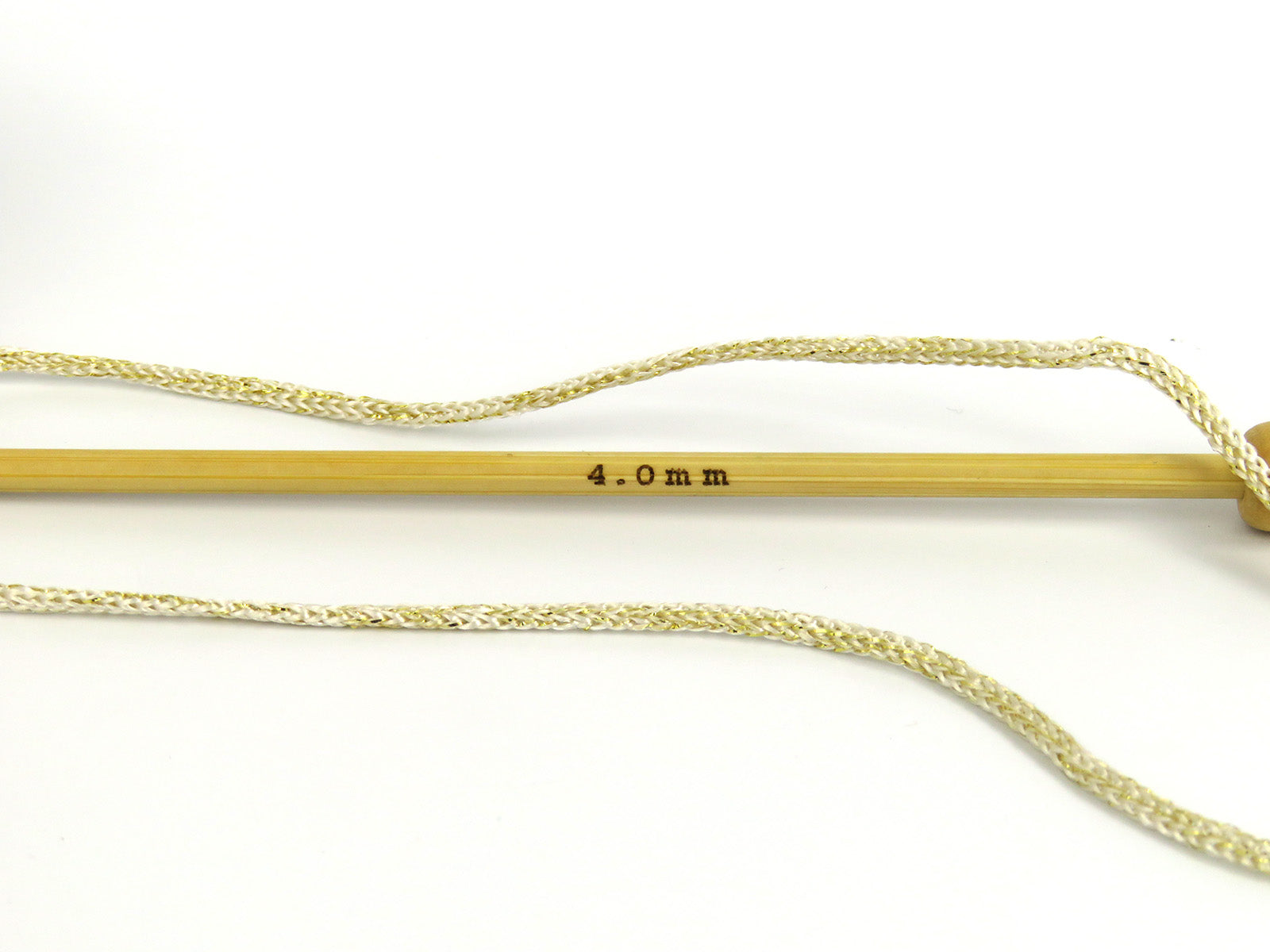 Macrame Bulky Glitz Cream, Gold fnt2-81305