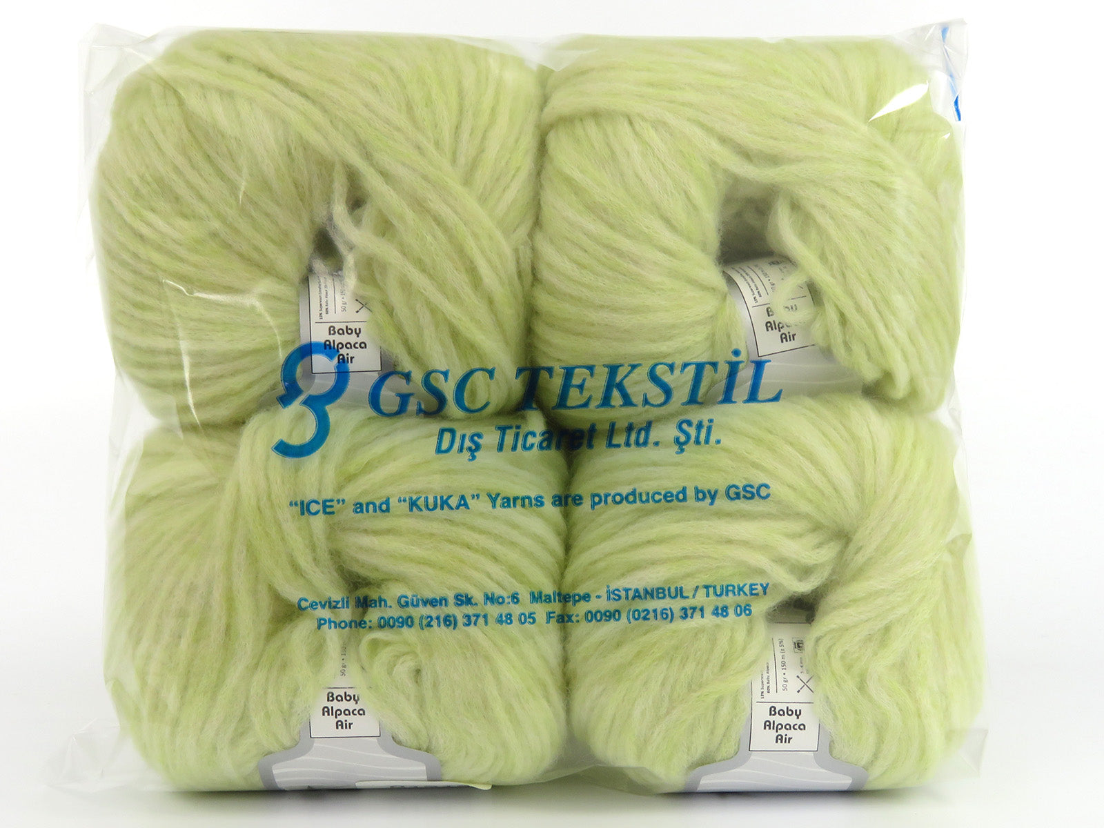 Baby Alpaca Air Light Green fnt2-81313