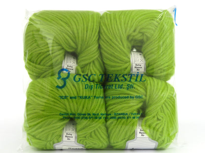 Baby Alpaca Air Green fnt2-81314