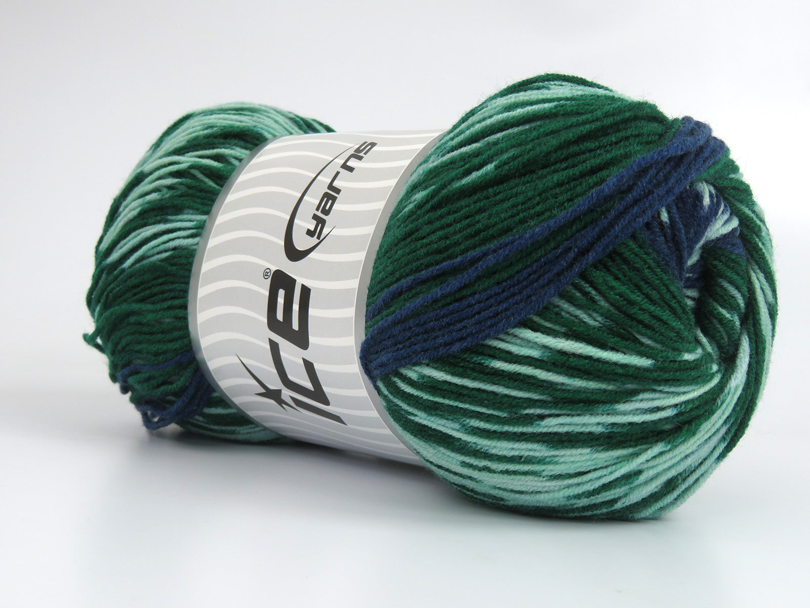 Jacquard Wool Green Shades, Navy fnt2-81369