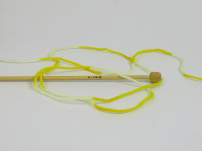 Jacquard Wool Yellow Shades, Blue fnt2-81370