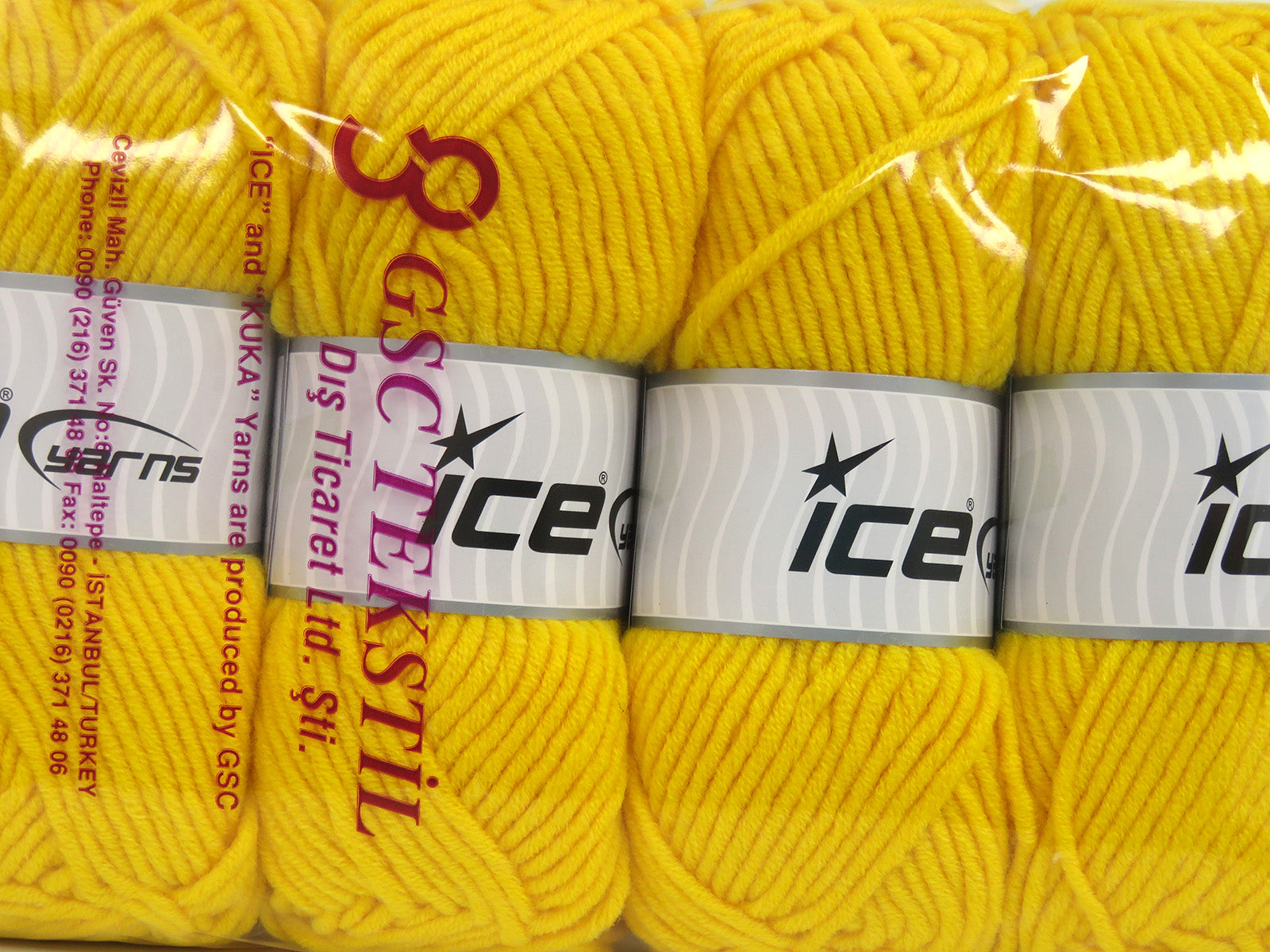 Merino Chunky Dark Yellow fnt2-81374