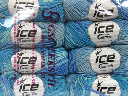 Lorena Print Turquoise, Mint Green, Blue Shades fnt2-81377
