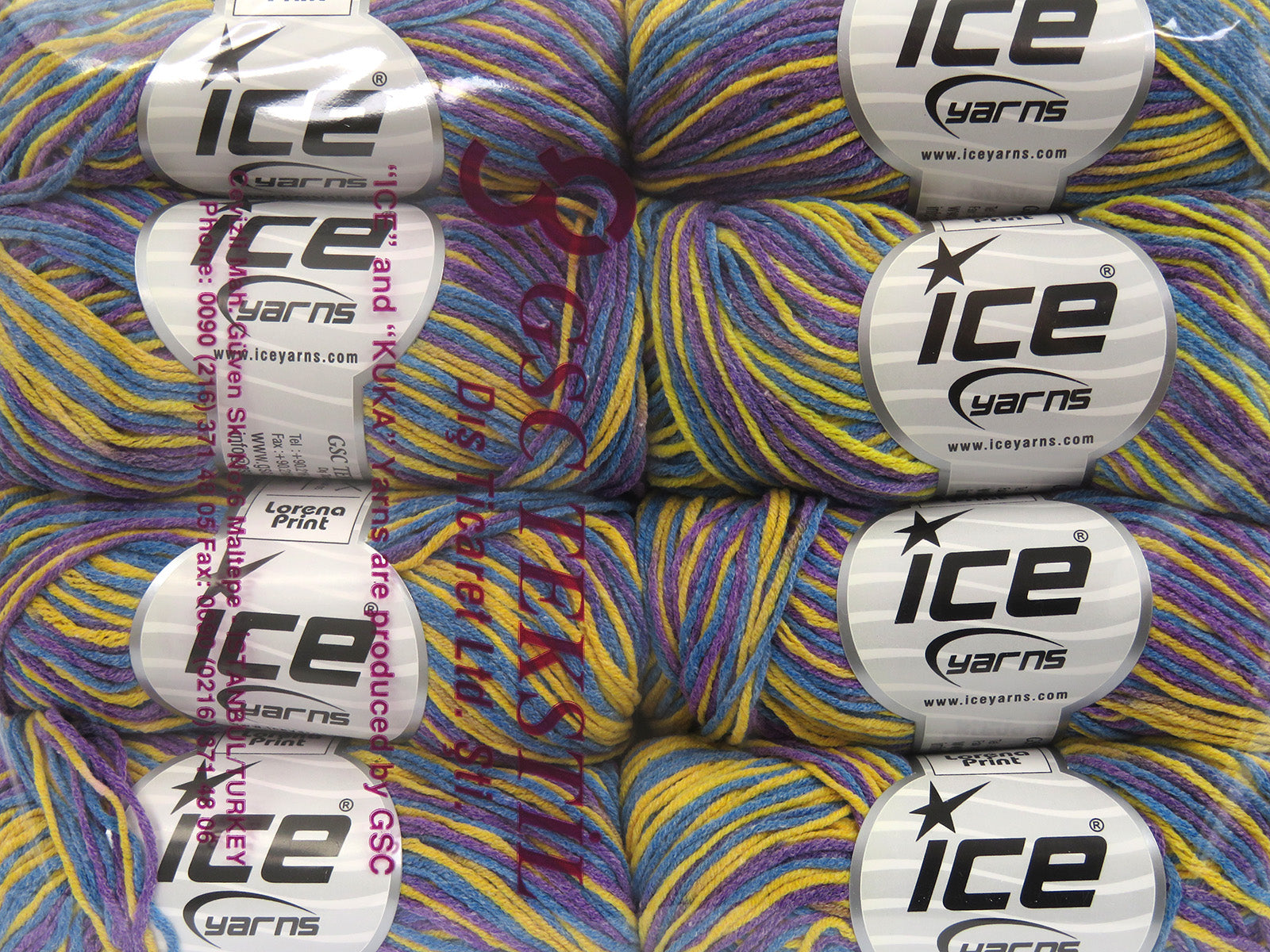 Lorena Print Purple, Blue, Gold fnt2-81378