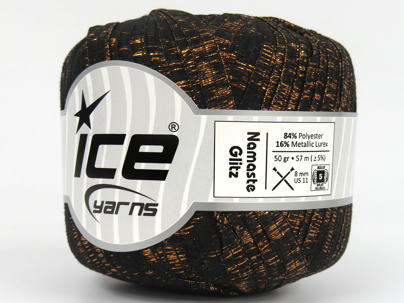 Namaste Glitz Black, Copper fnt2-81392