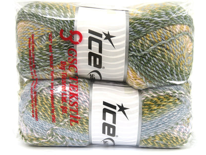 Mosaic Green, Blue, Light Pink, Gold fnt2-81395