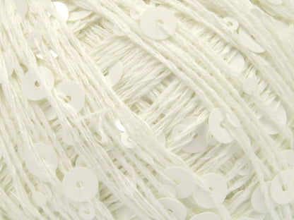 Cotton Paillette White fnt2-81554