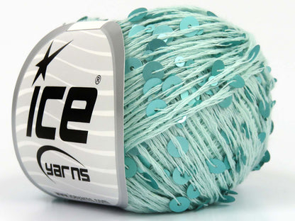 Cotton Paillette Mint Green fnt2-81562