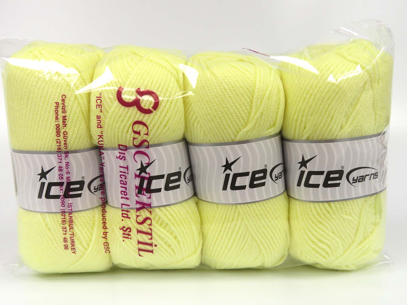 Favorite Lemon Yellow Worsted fnt2-81565