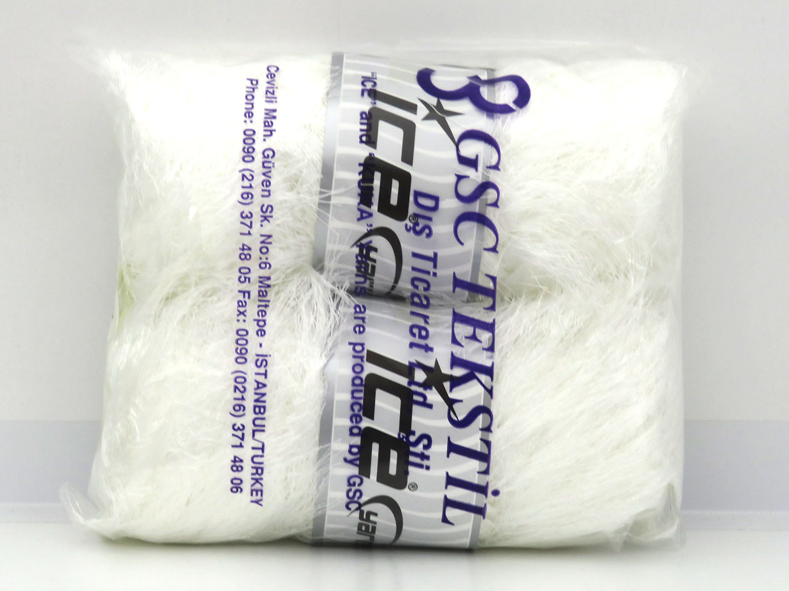 Eyelash Bulky White Sku:fnt2-81828