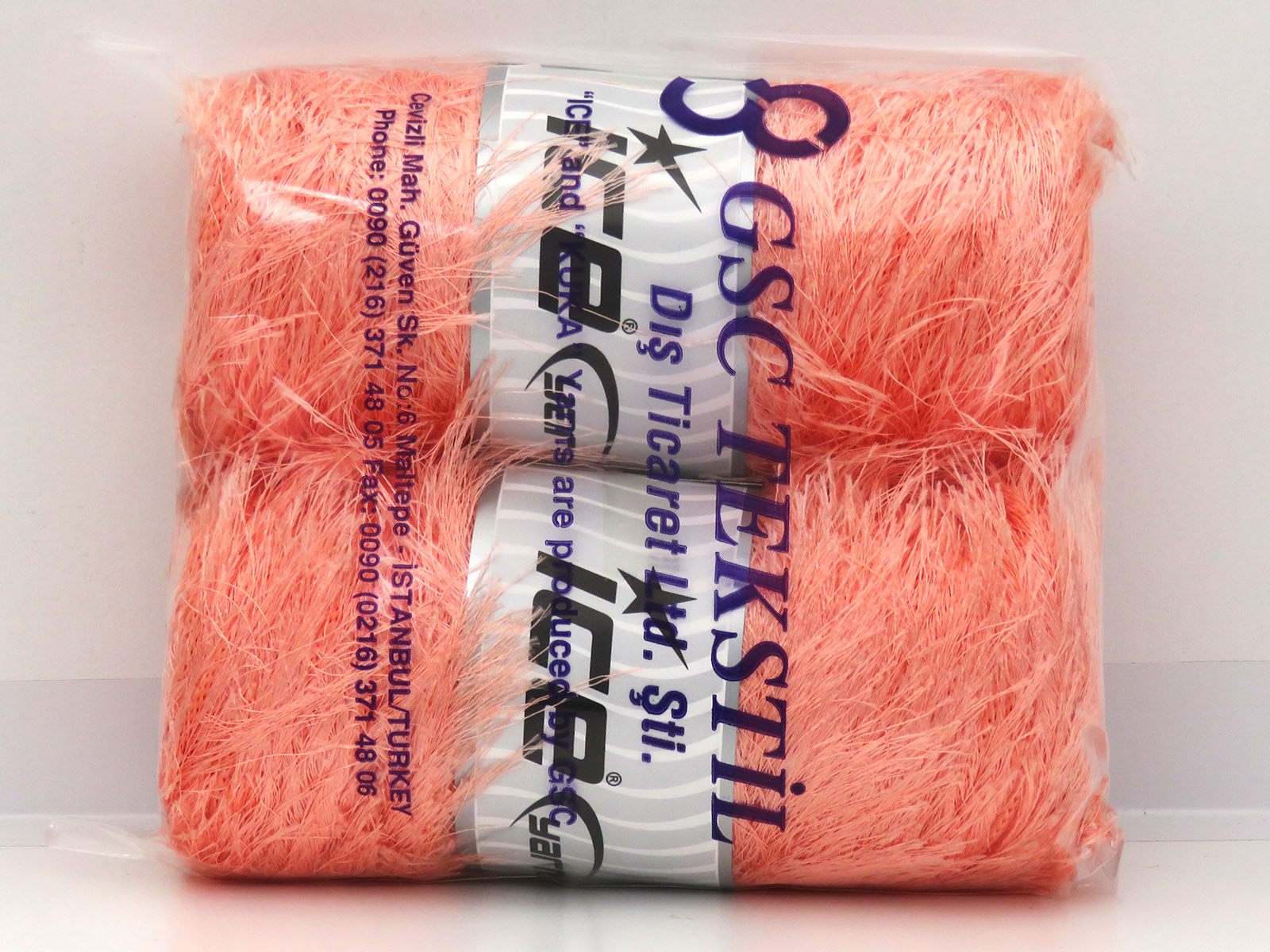 Eyelash Bulky Light Salmon Sku:fnt2-81831
