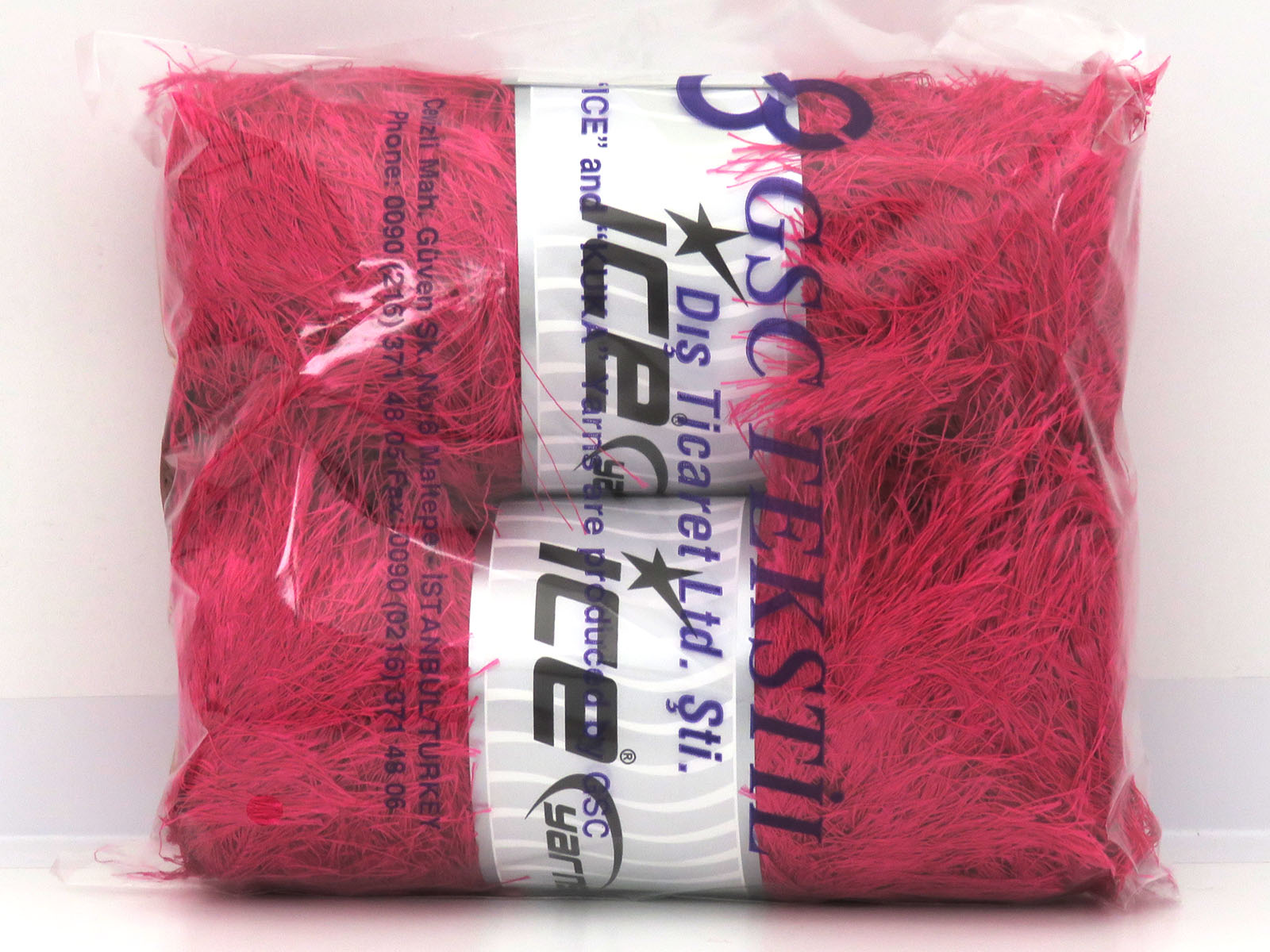 Eyelash Bulky Dark Fuchsia Sku:fnt2-81839