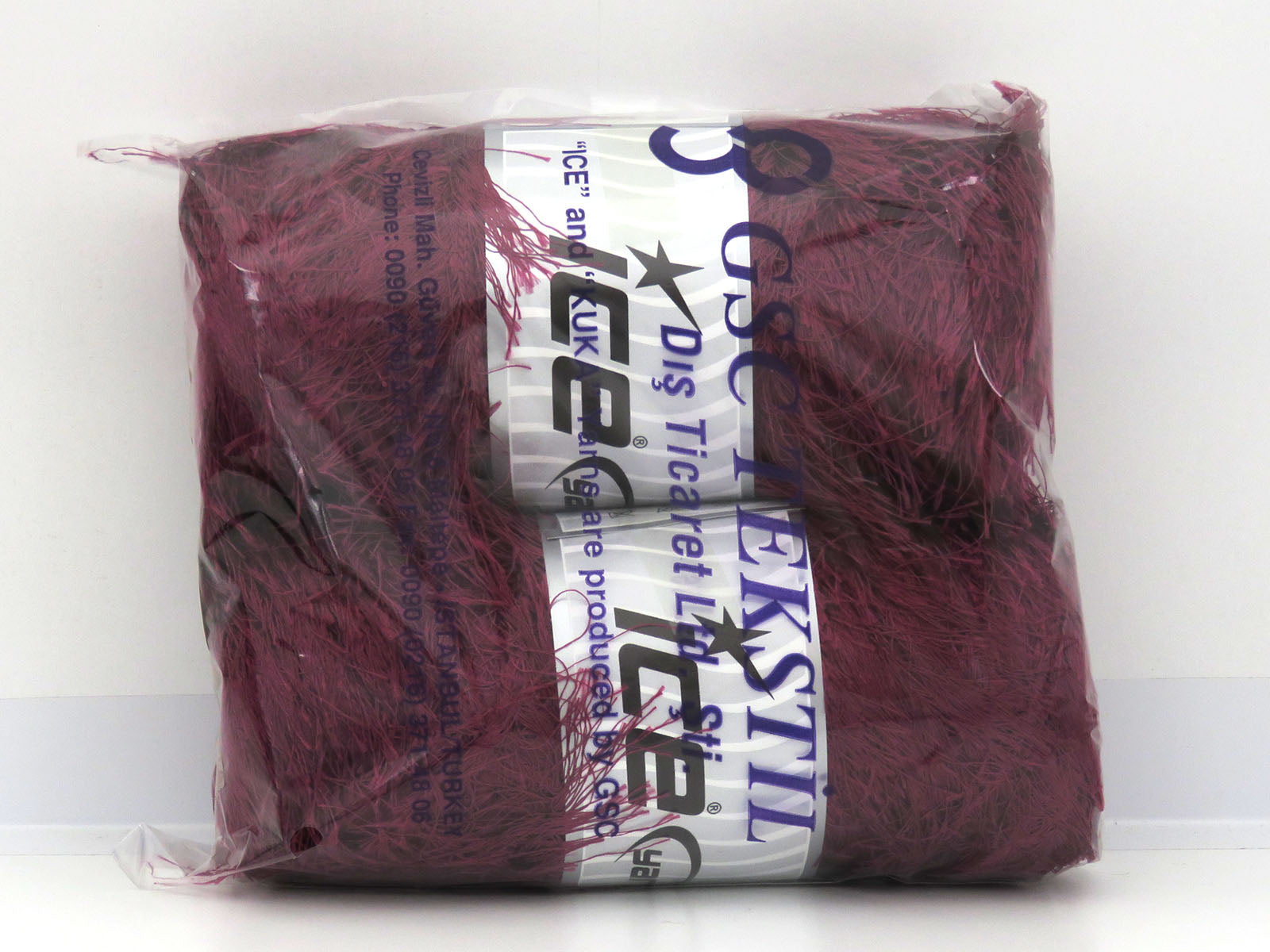 Eyelash Bulky Burgundy Sku:fnt2-81840