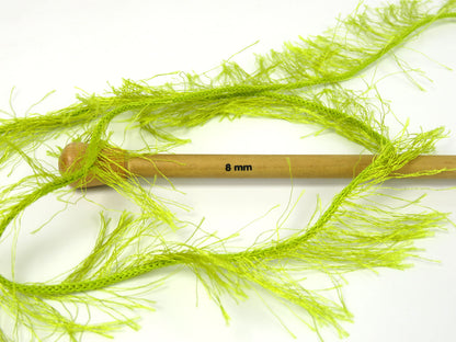Eyelash Bulky Olive Green Sku:fnt2-81846