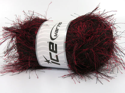 Eyelash Superbulky Black, Red Sku:fnt2-81864