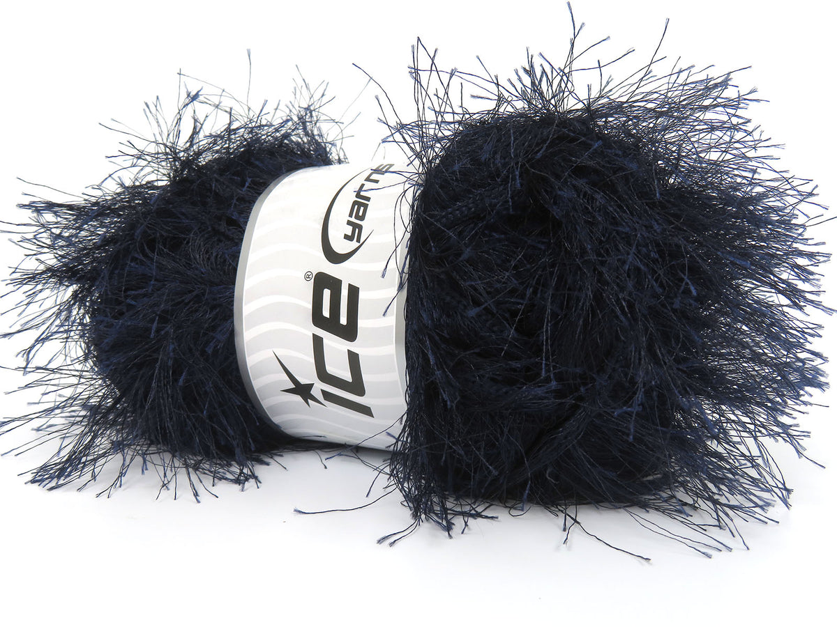 Eyelash Superbulky Navy fnt2-81869