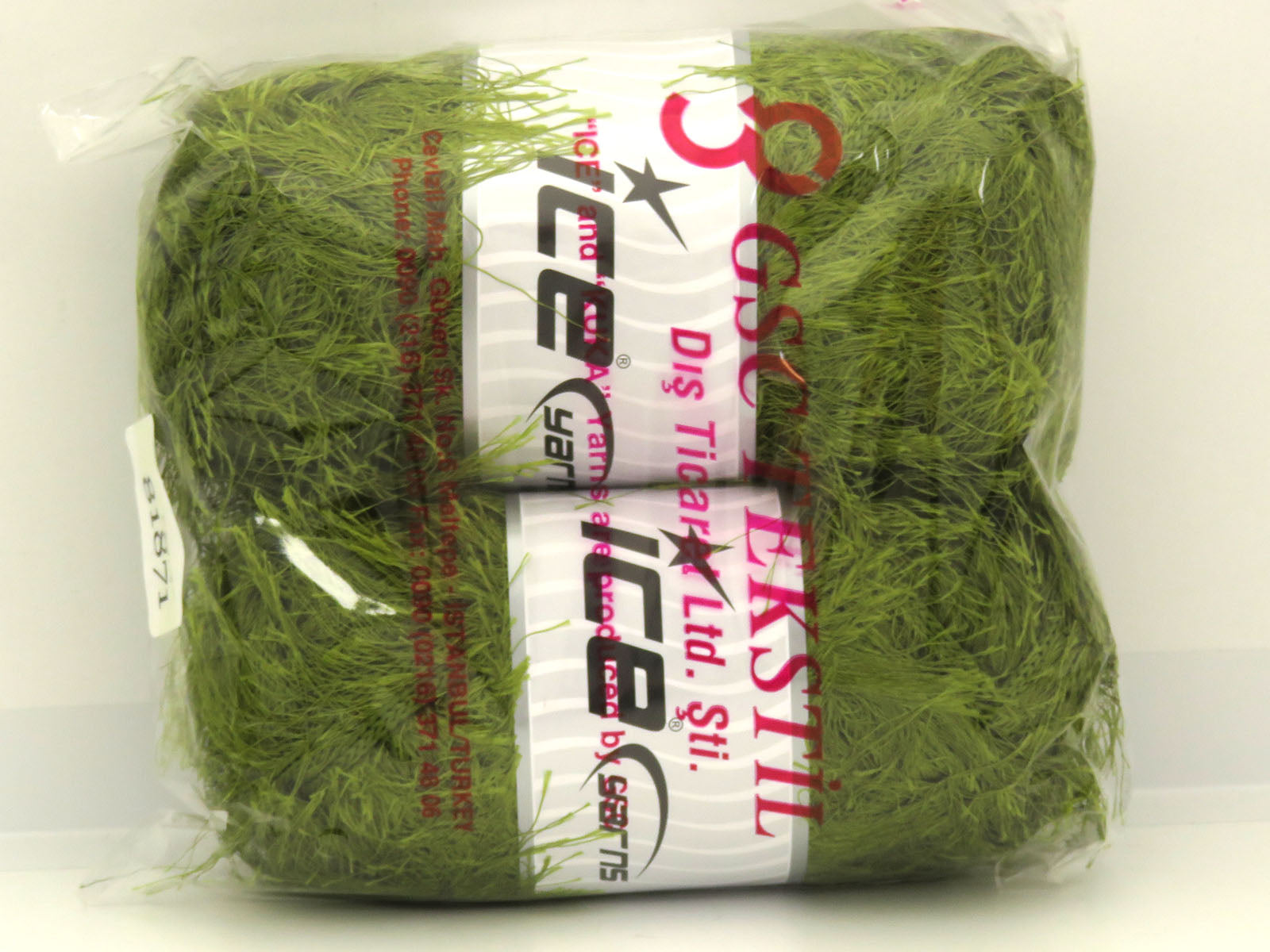 Eyelash Superbulky Light Khaki Sku:fnt2-81871