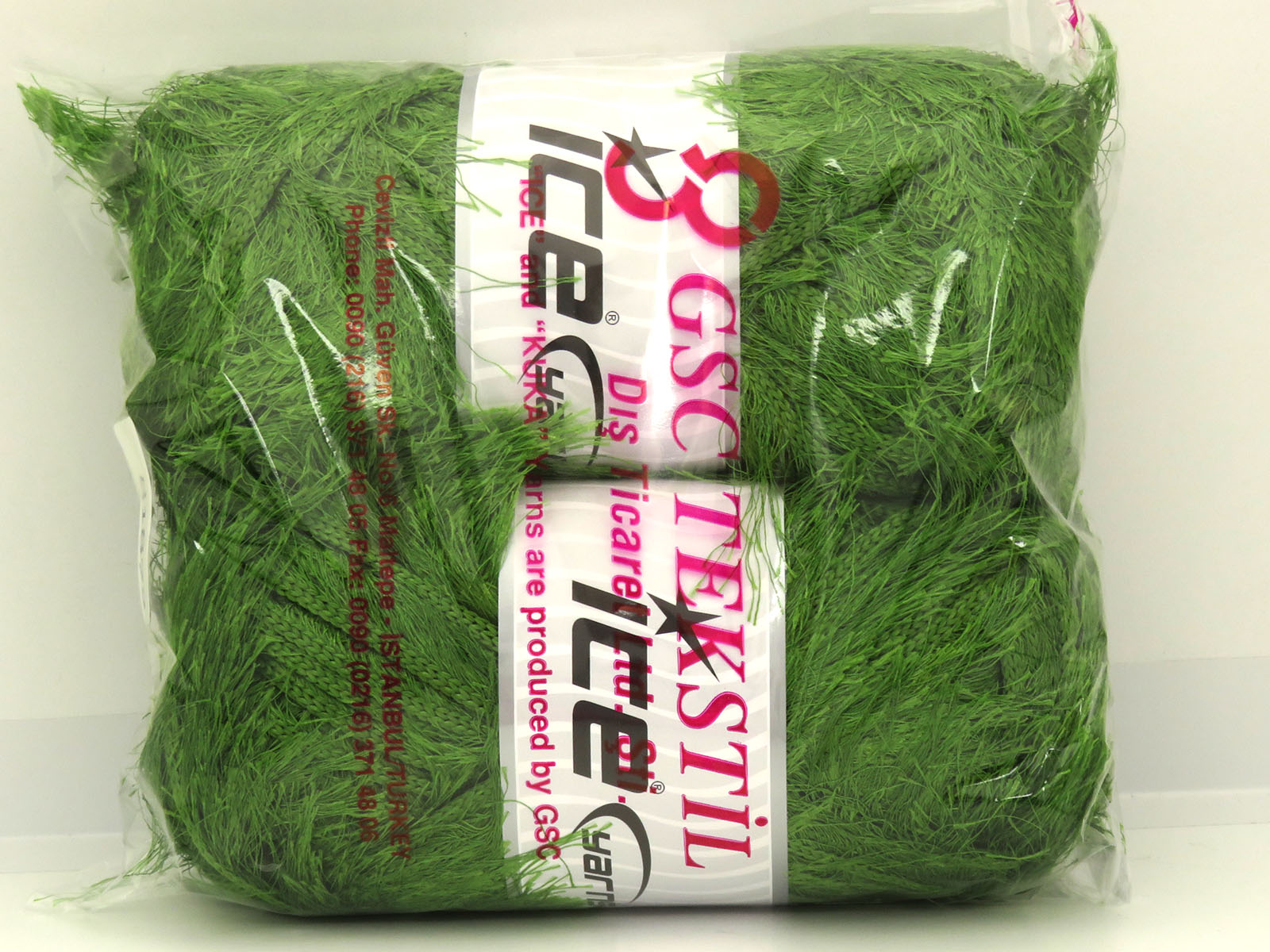 Eyelash Superbulky Jungle Green Sku:fnt2-81872