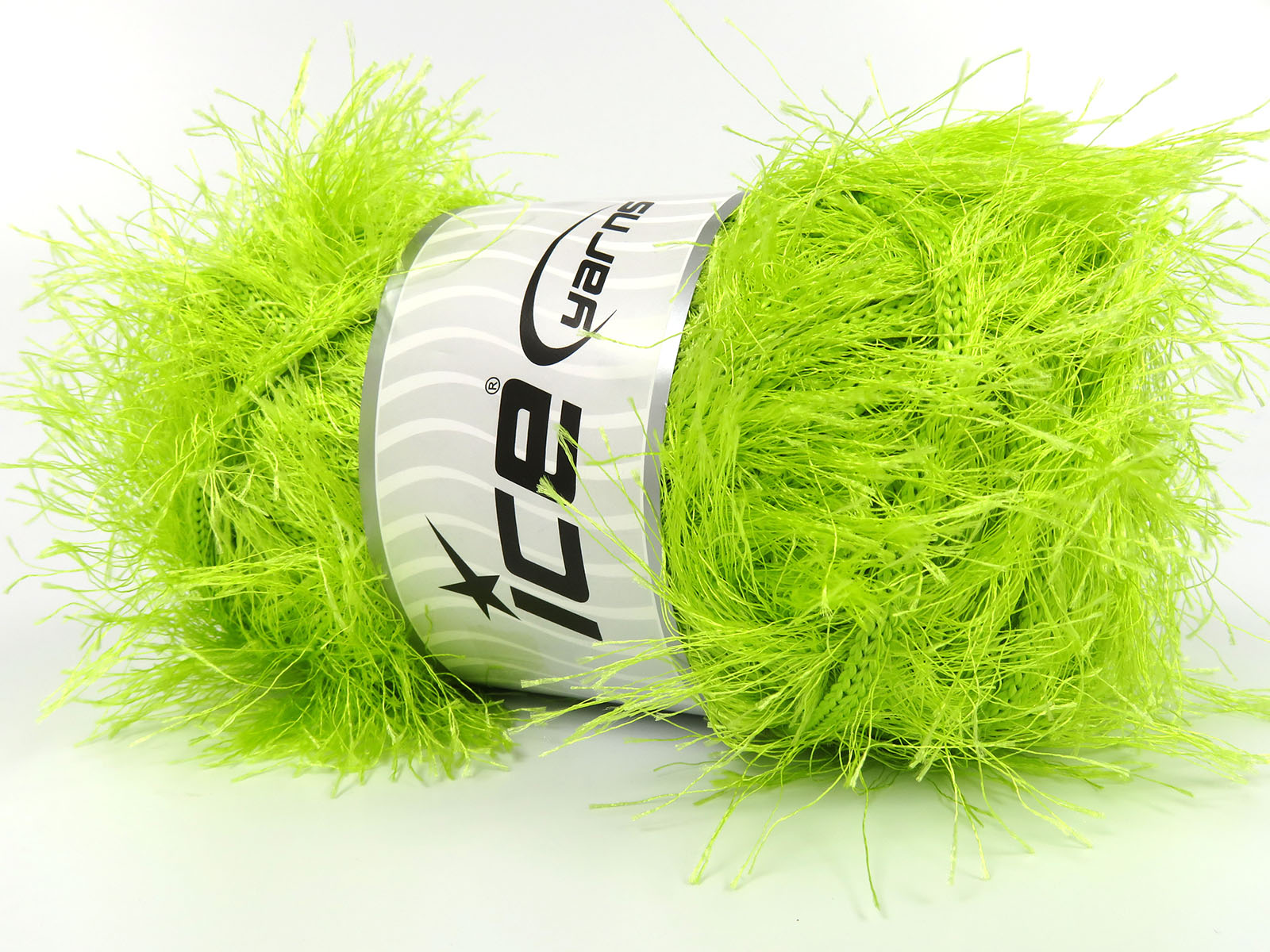 Eyelash Superbulky Pistachio Green Sku:fnt2-81875