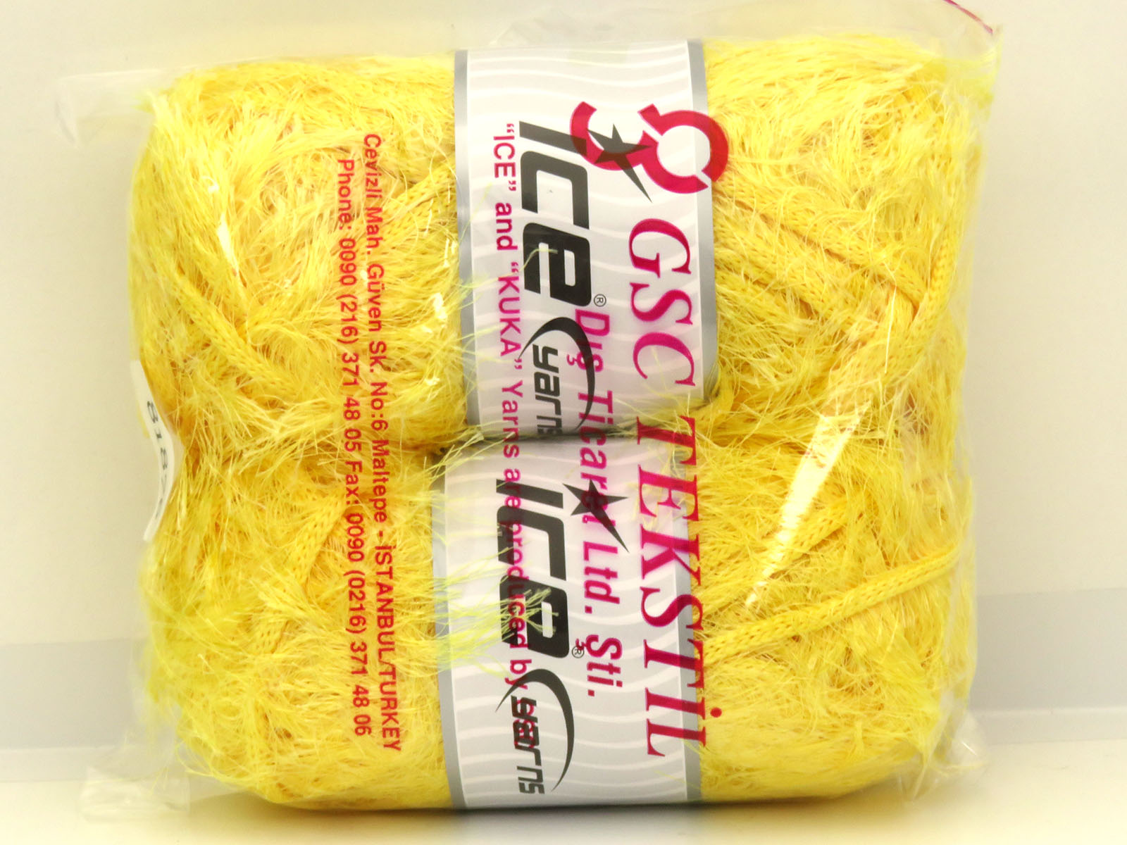 Eyelash Superbulky Light Yellow Sku:fnt2-81876