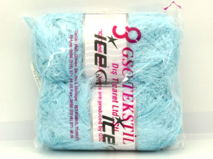 Eyelash Superbulky Light Turquoise Sku:fnt2-81881