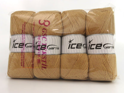 Sock Unicolor Milky Brown fnt2-81893