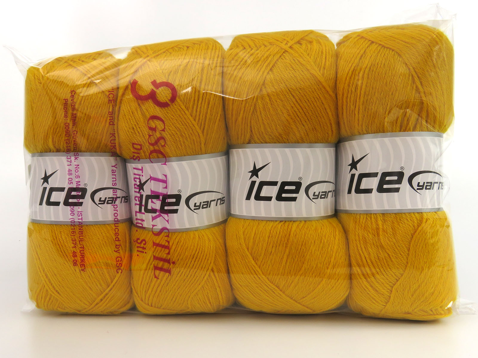Sock Unicolor Yellow fnt2-81897