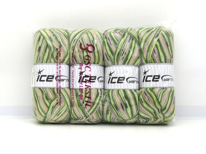 Sock Varicolor Green Shades, Grey Shades, Blue, Beige fnt2-81926