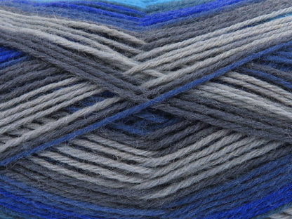 Sock Varicolor Blue Shades, Grey Shades fnt2-81929