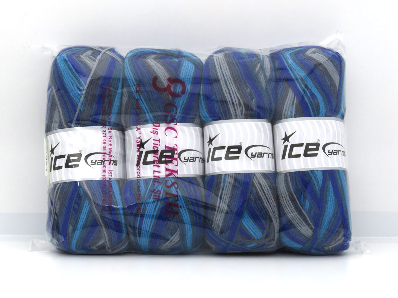 Sock Varicolor Blue Shades, Grey Shades fnt2-81929