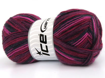 Sock Varicolor Pink, Purple Shades, Grey fnt2-81935
