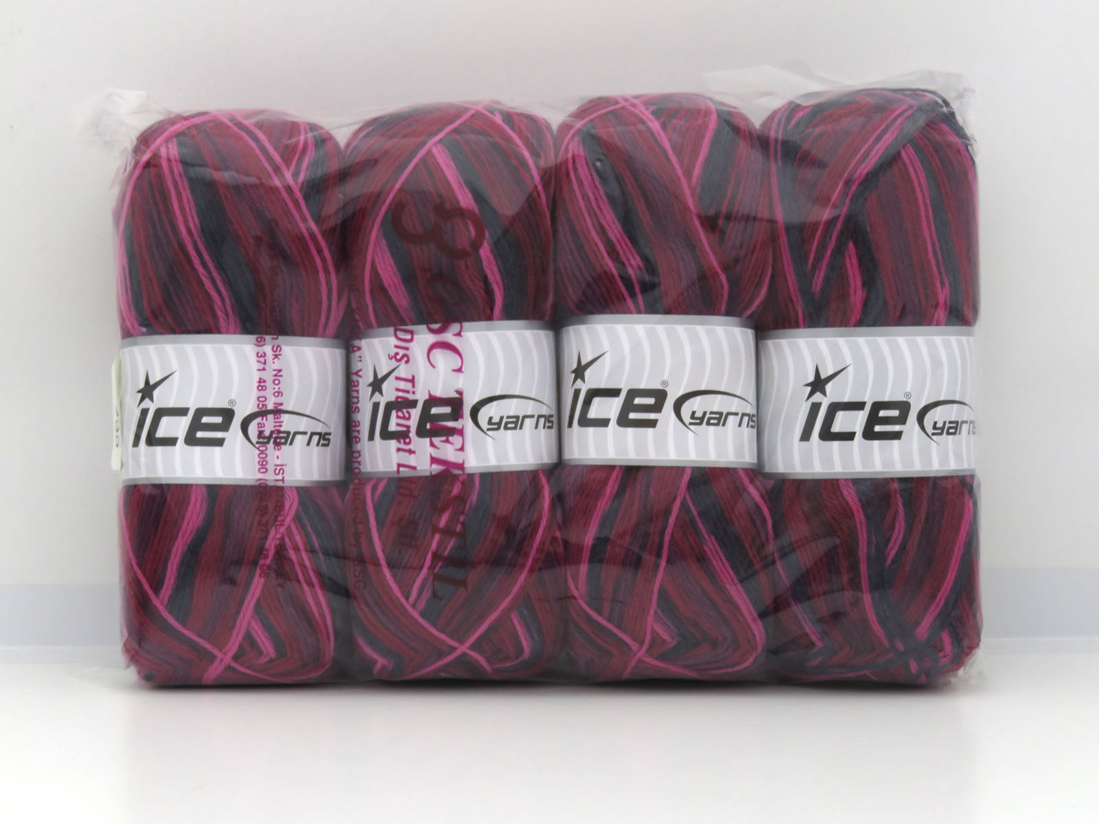 Sock Varicolor Pink, Purple Shades, Grey fnt2-81935