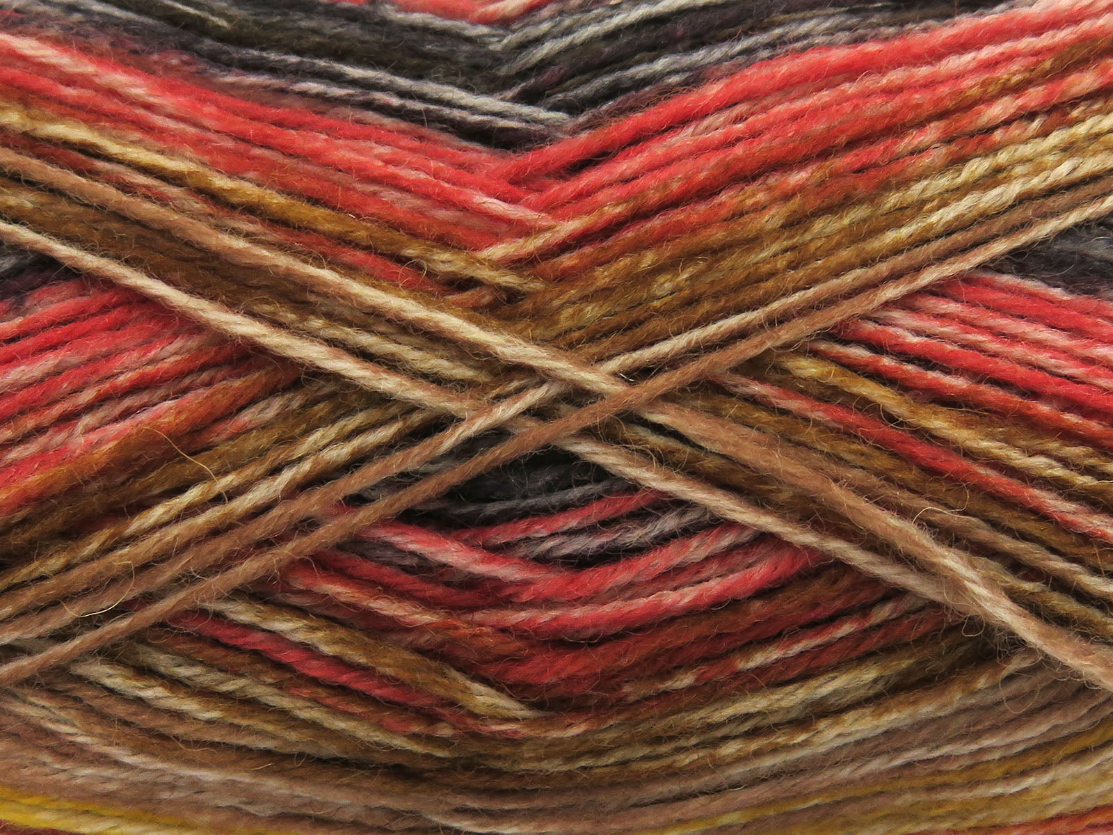 Sock Varicolor Brown, Gold, Salmon, Black fnt2-81939