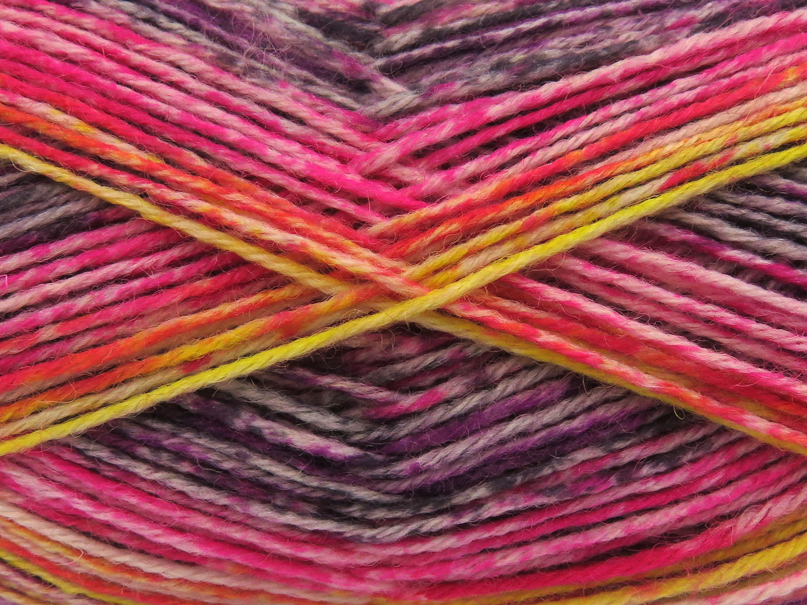 Sock Varicolor Black, Yellow, Purple Shades, Pink fnt2-81942