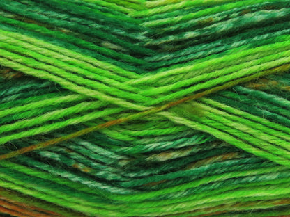 Sock Varicolor Green shades, Brown Shades fnt2-81946