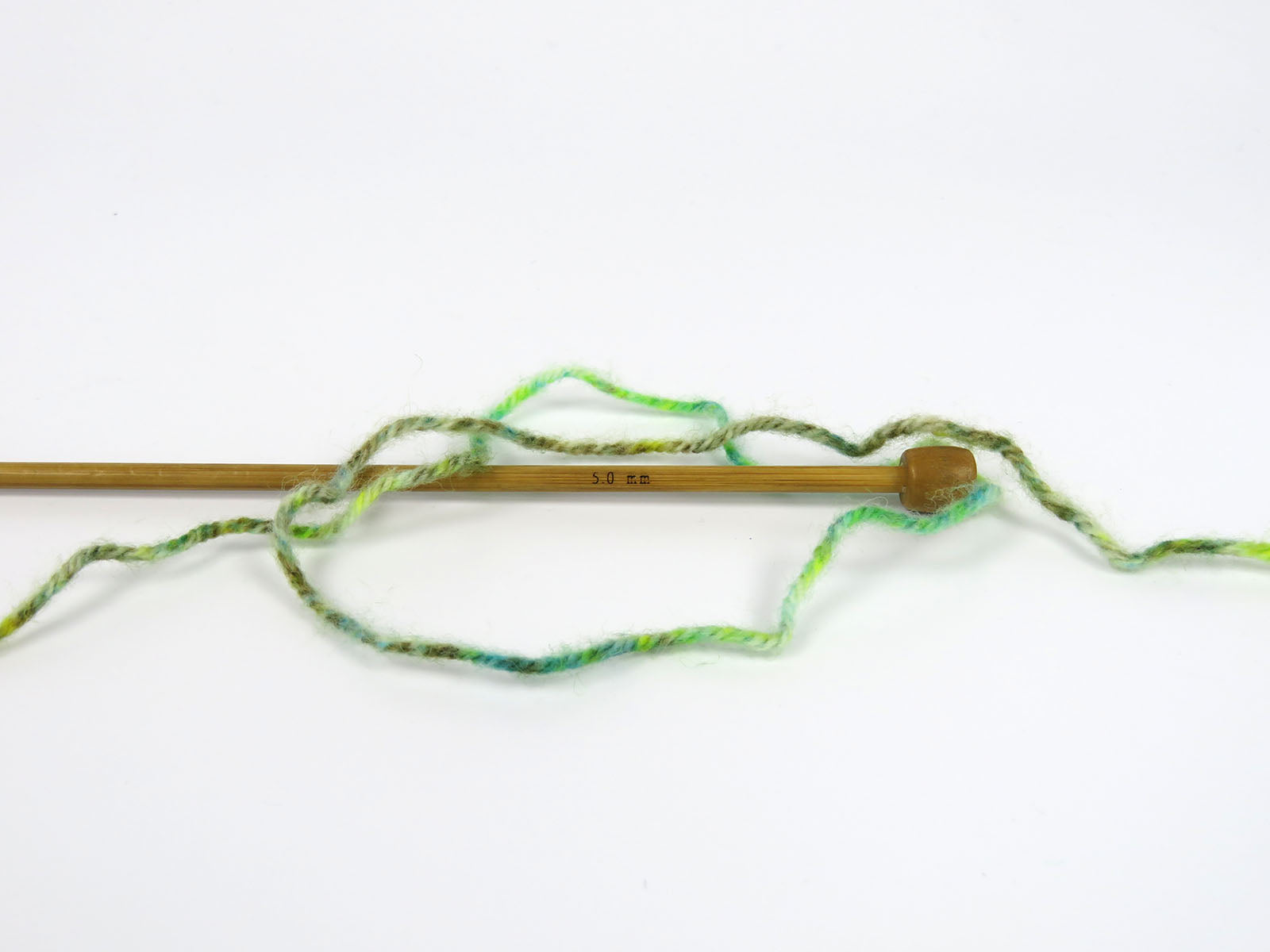 Wool Varicolor Worsted Green shades, Brown Shades fnt2-81952