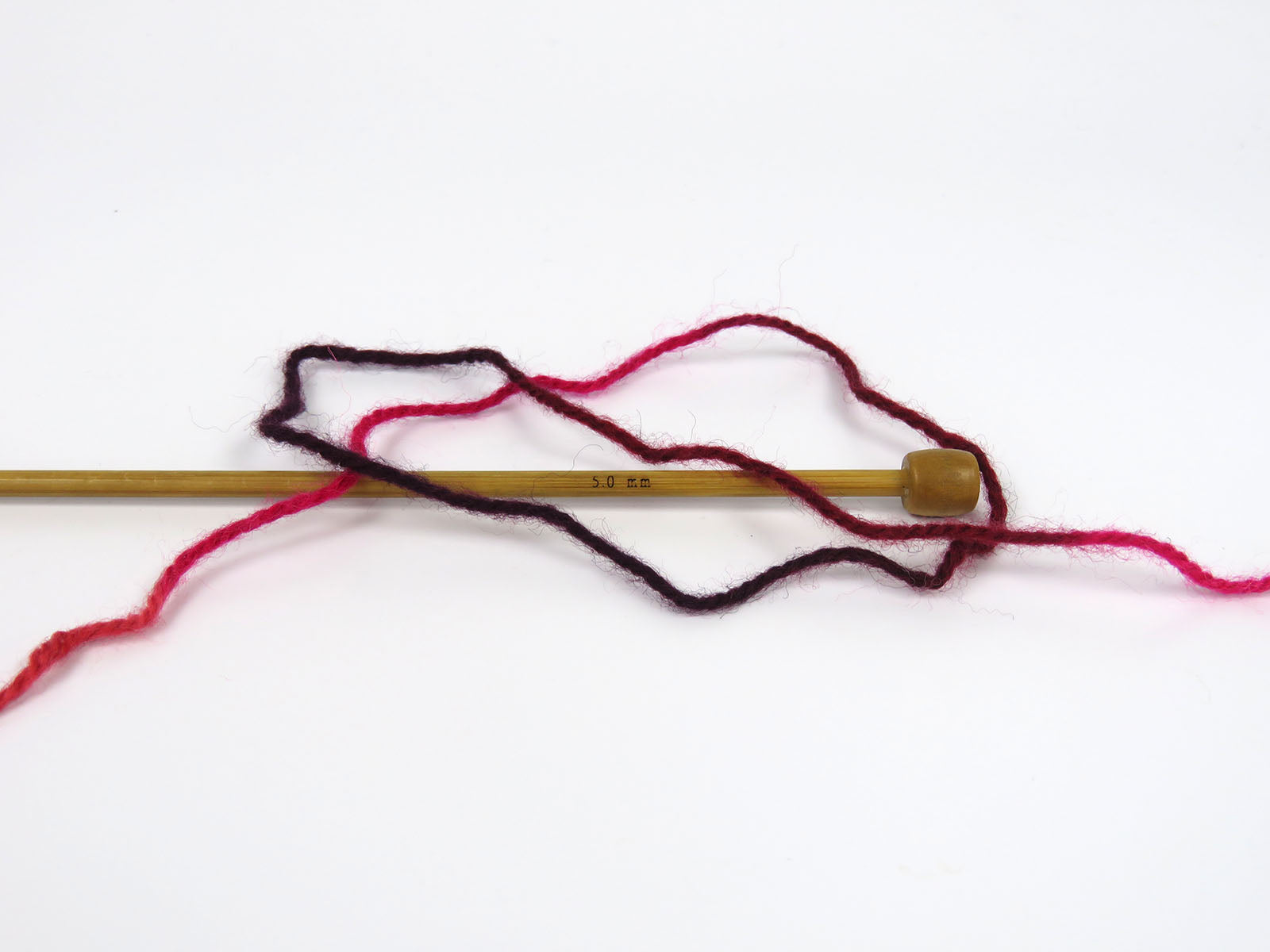 Wool Varicolor Worsted Purple Shades, Fuchsia, Burgundy, Salmon fnt2-81963