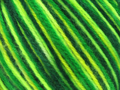 Wool Varicolor Worsted Green Shades, Yellow fnt2-81967
