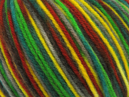 Wool Varicolor Worsted Green Shades, Grey Shades, Copper, Yellow fnt2-81979