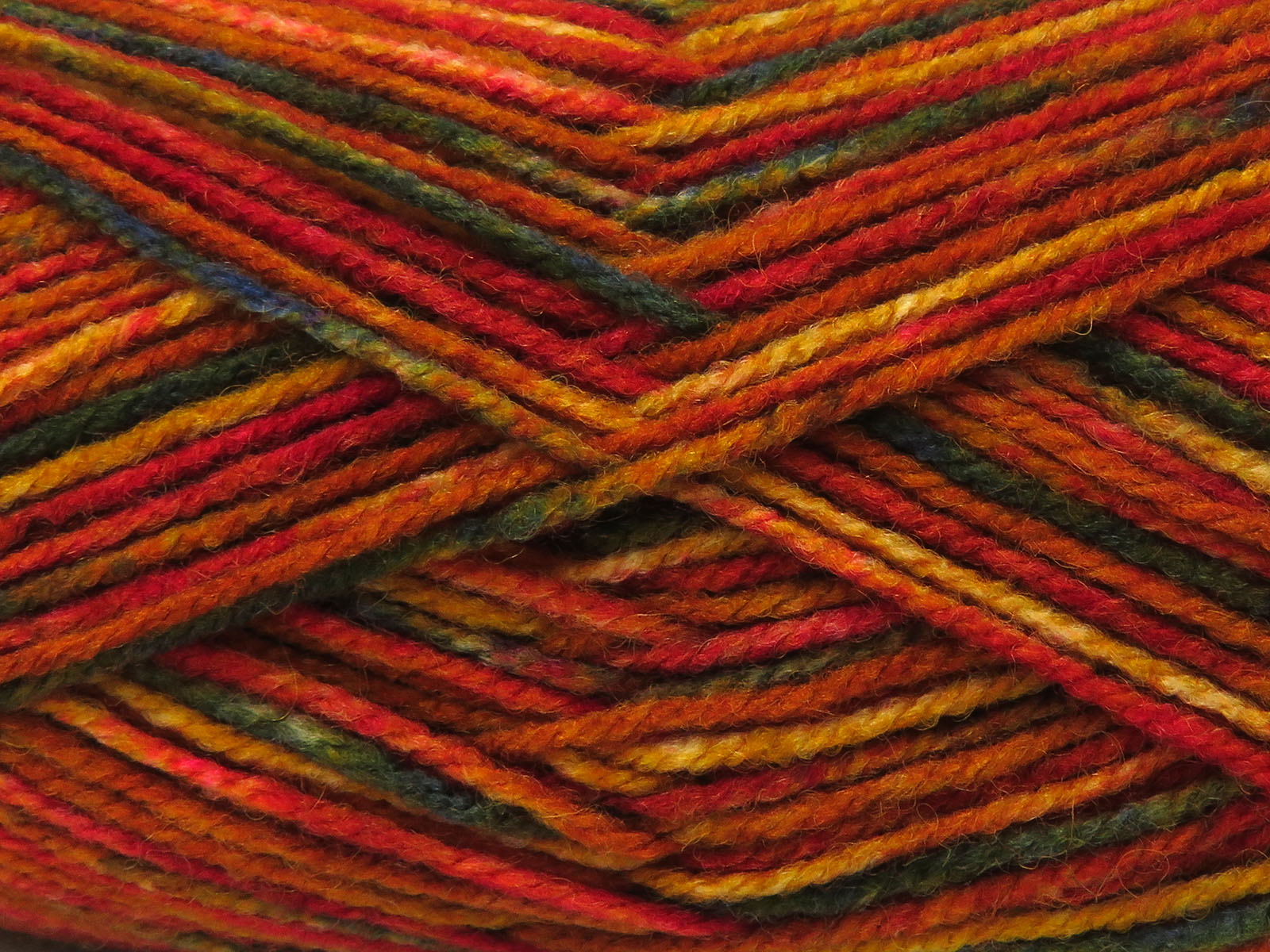 Wool Varicolor Light Gold Shades, Green Shades fnt2-81986