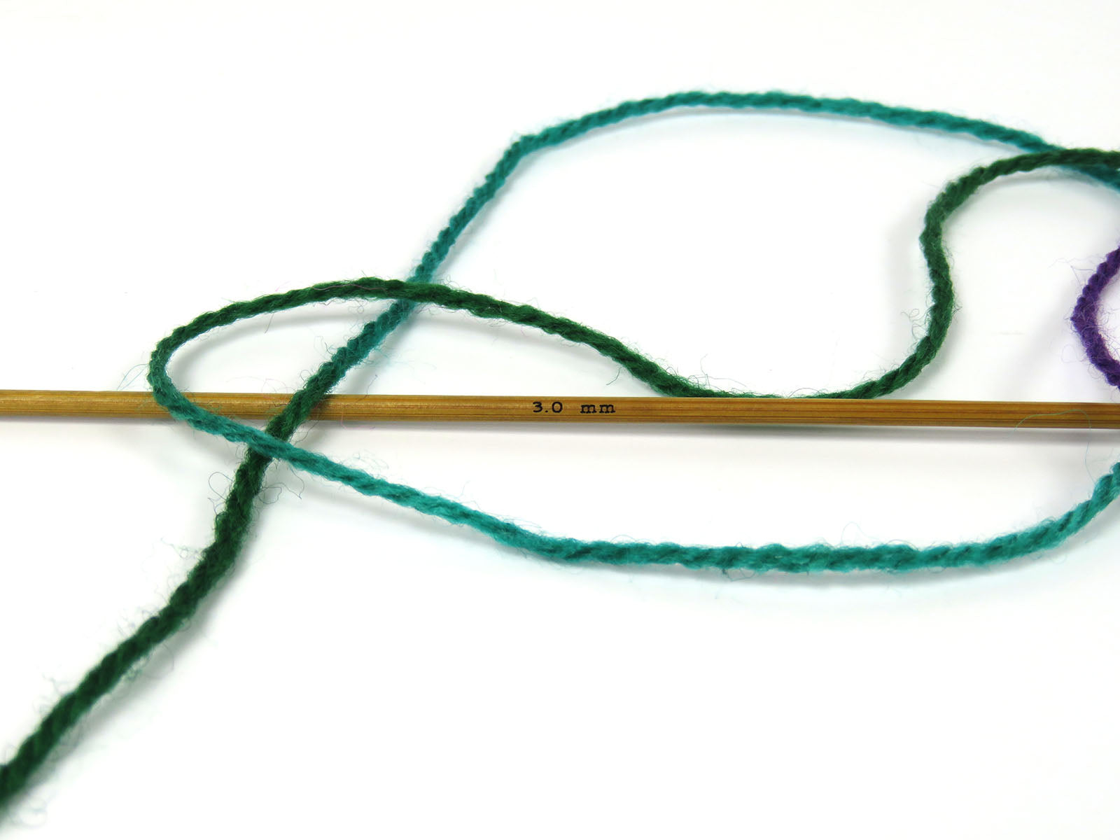Wool Varicolor Light Green Shades, Purple Shades fnt2-81987