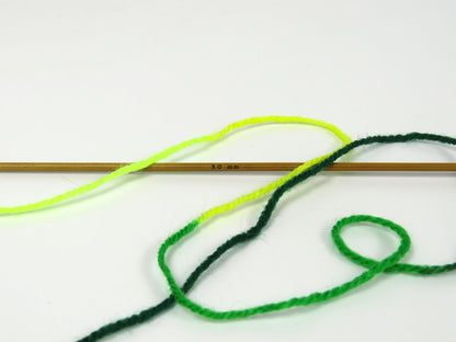 Wool Varicolor Light Green Shades, Yellow fnt2-81991