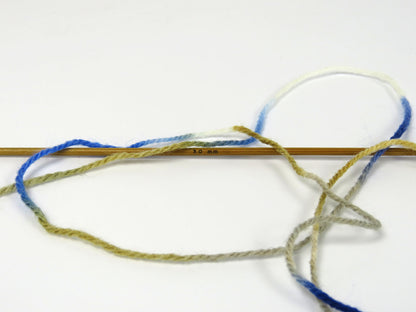 Wool Varicolor Light Blue Shades, Camel Shades, White fnt2-81994