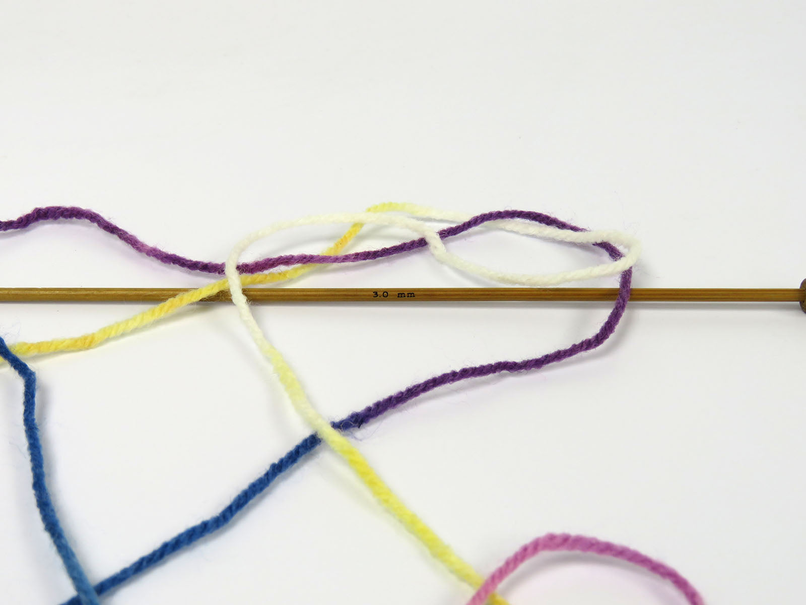 Wool Varicolor Light Blue Shades, Pink Shades, Yellow, White fnt2-81995