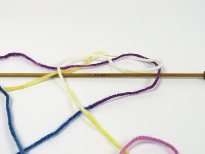 Wool Varicolor Light Blue Shades, Pink Shades, Yellow, White fnt2-81995