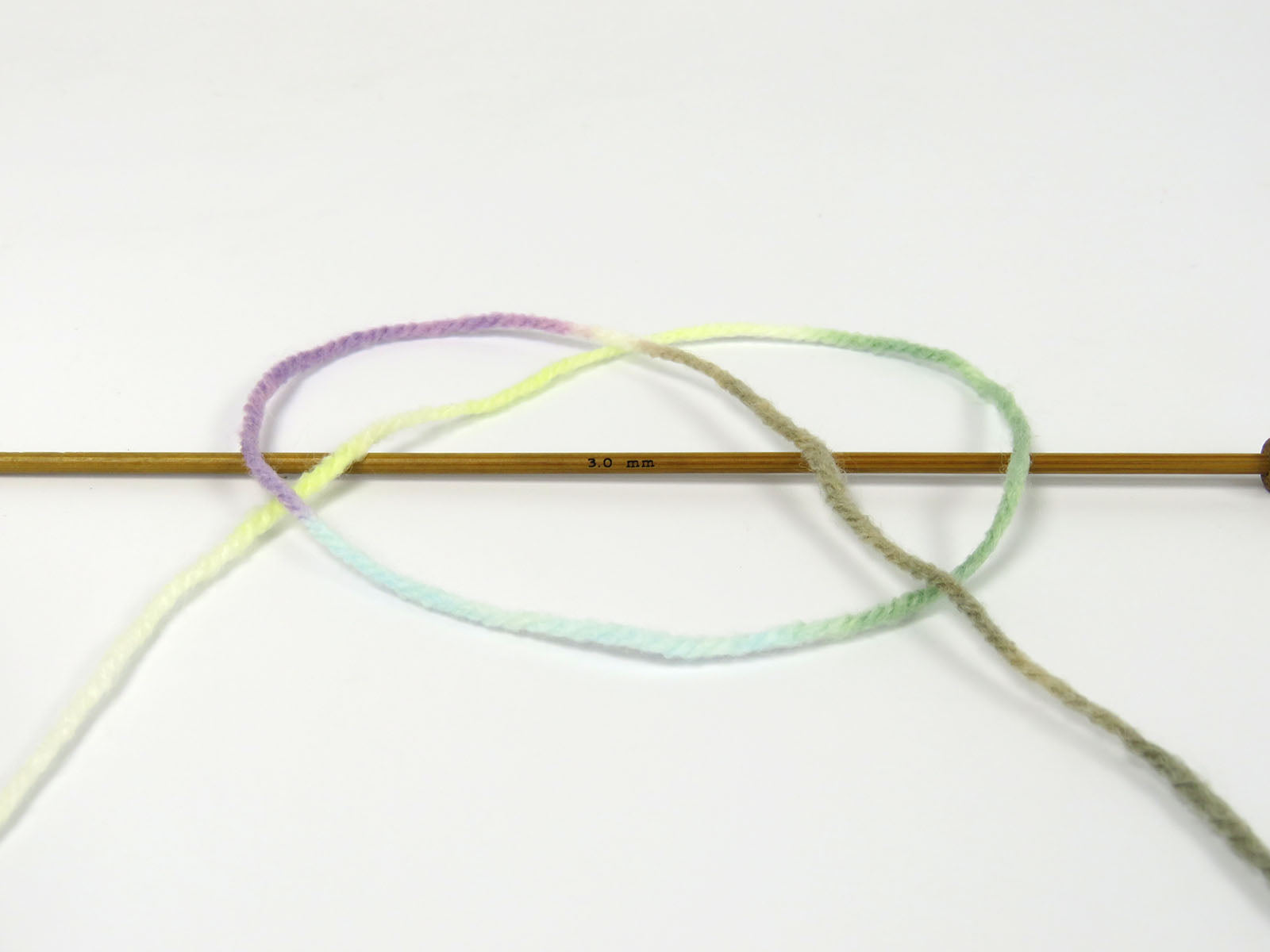 Wool Varicolor Light Green Shades, Lilac, White, Beige fnt2-81996